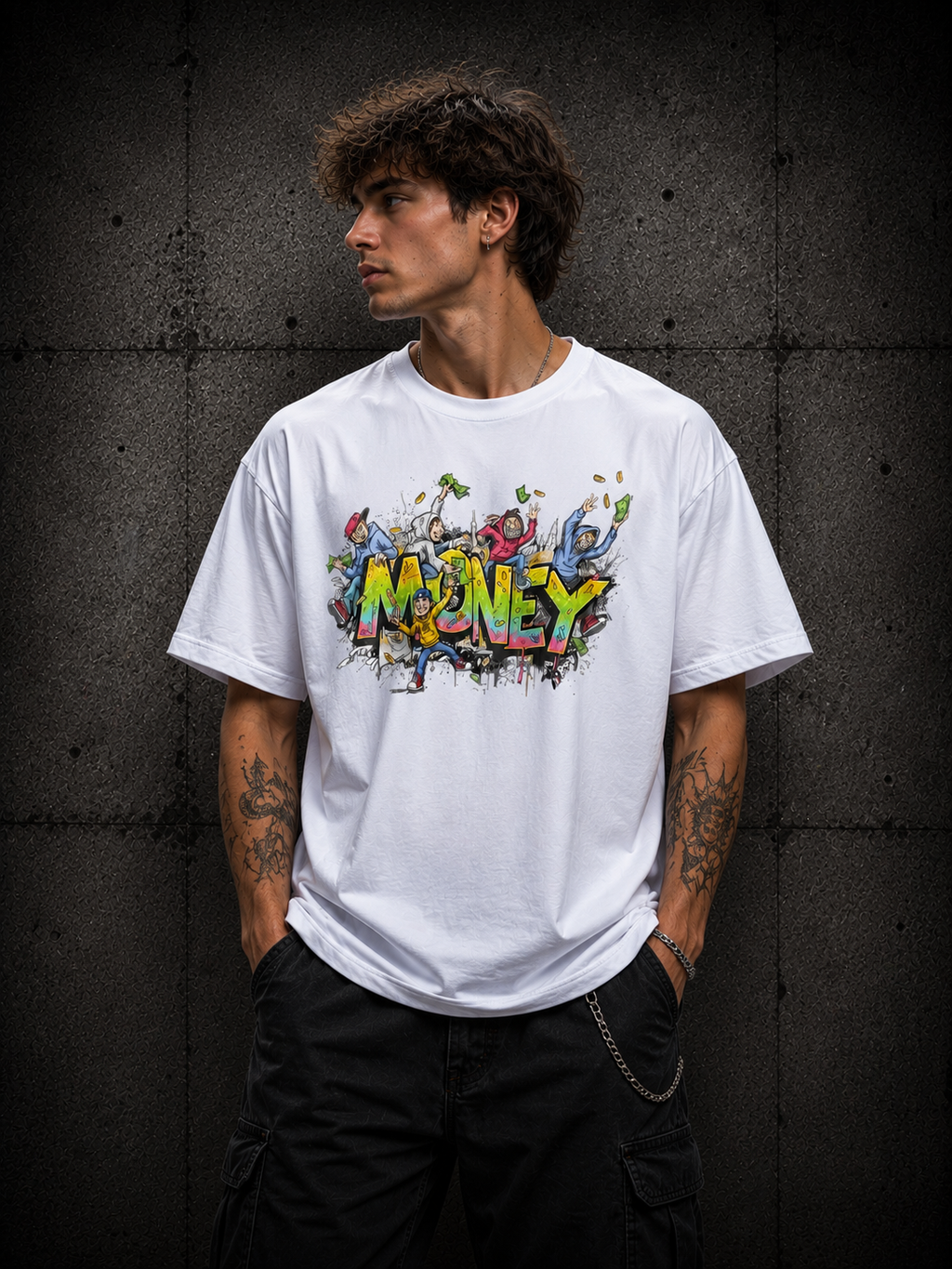 Money Graffiti T-Shirt — Unisex