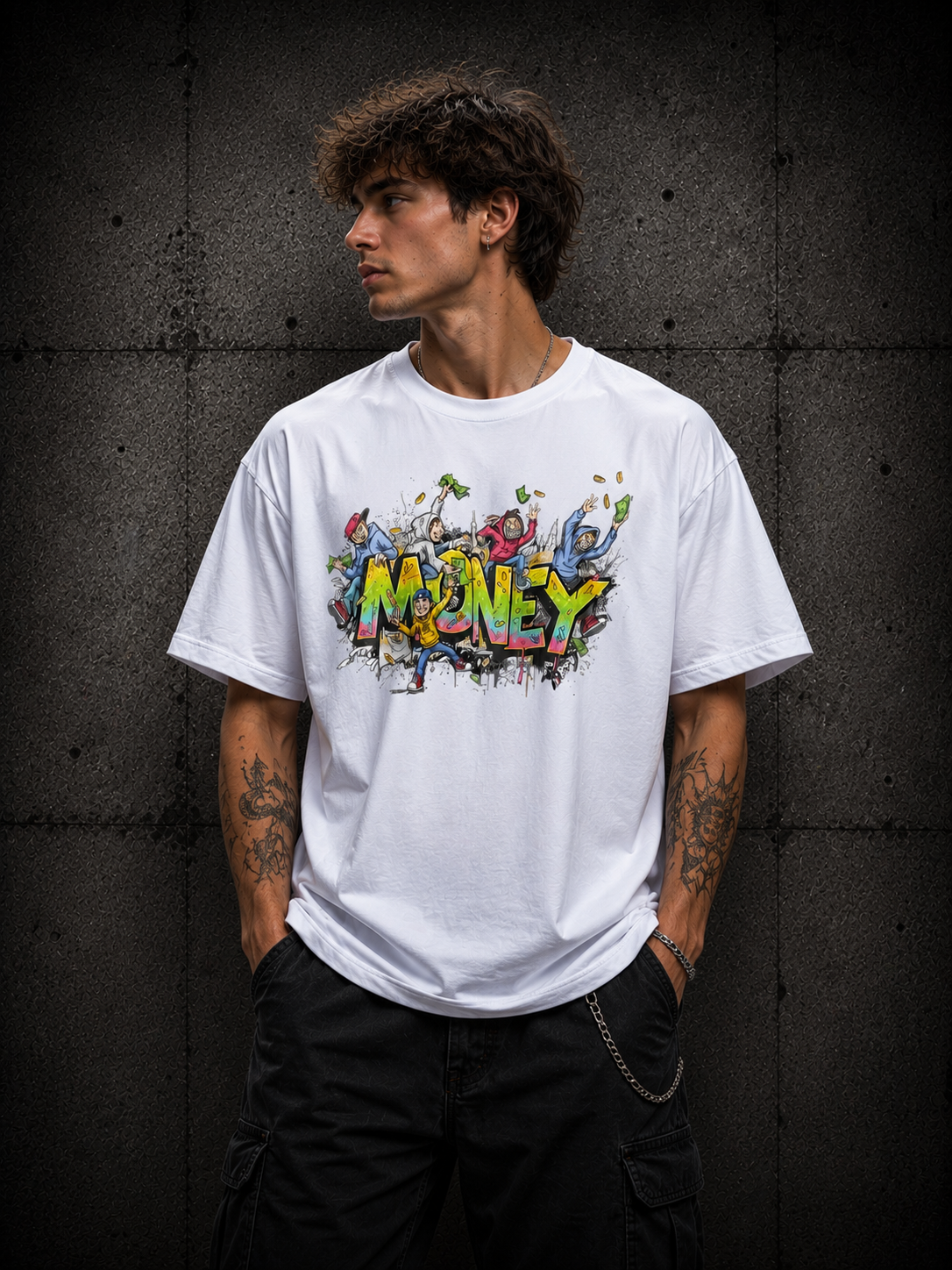 Money Graffiti T-Shirt — Unisex