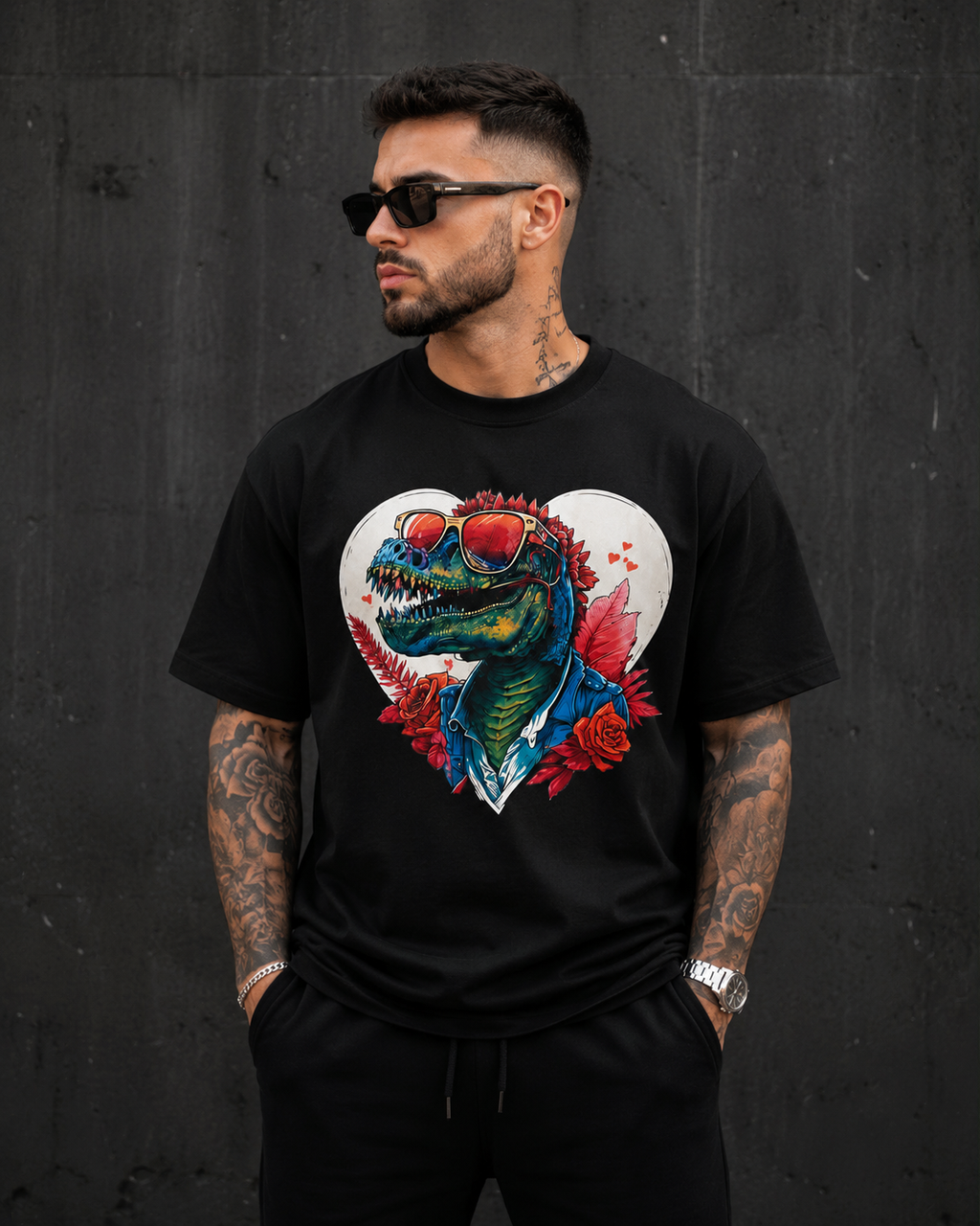 Dino Love T-Shirt Unisex