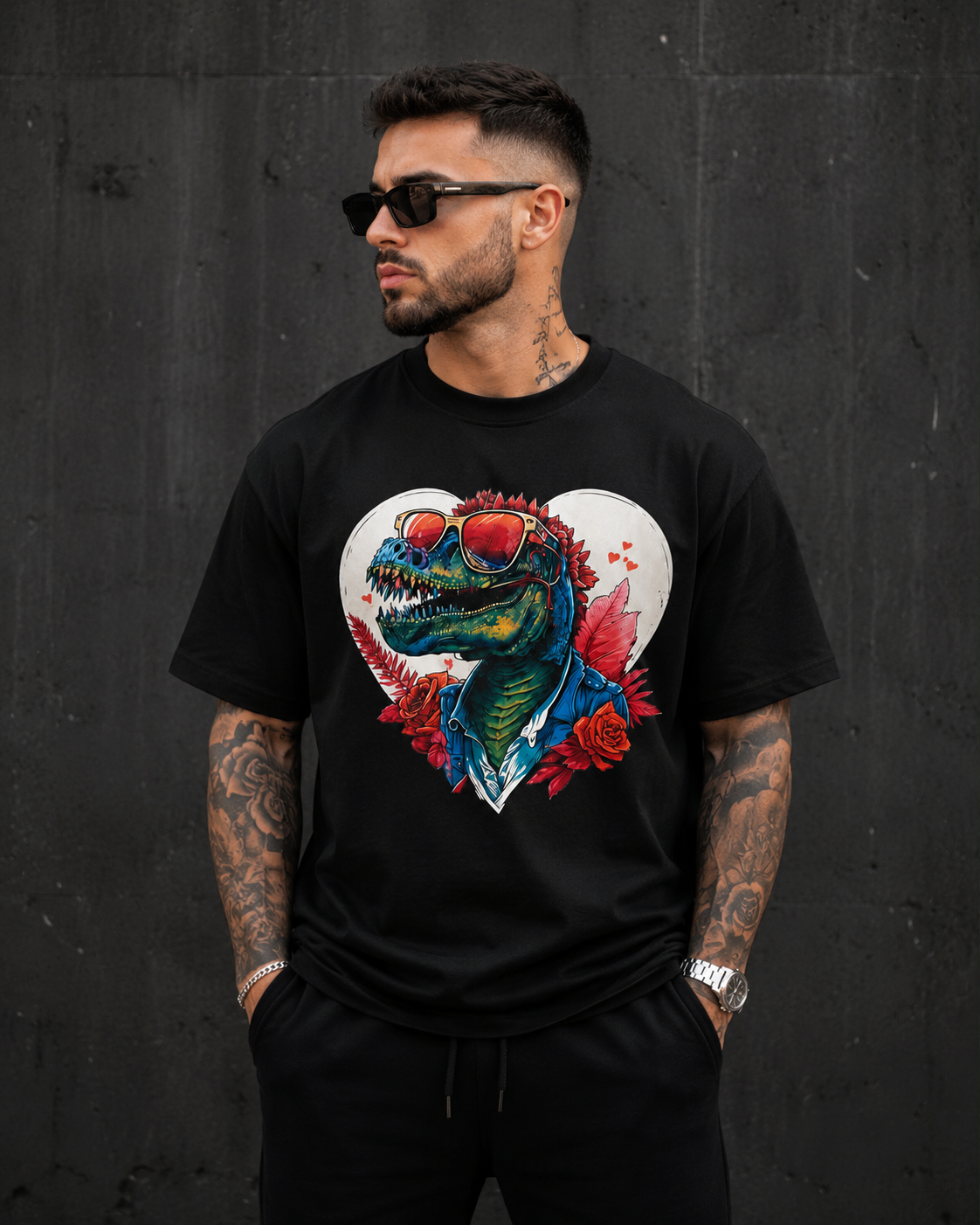Dino Love T-Shirt Unisex