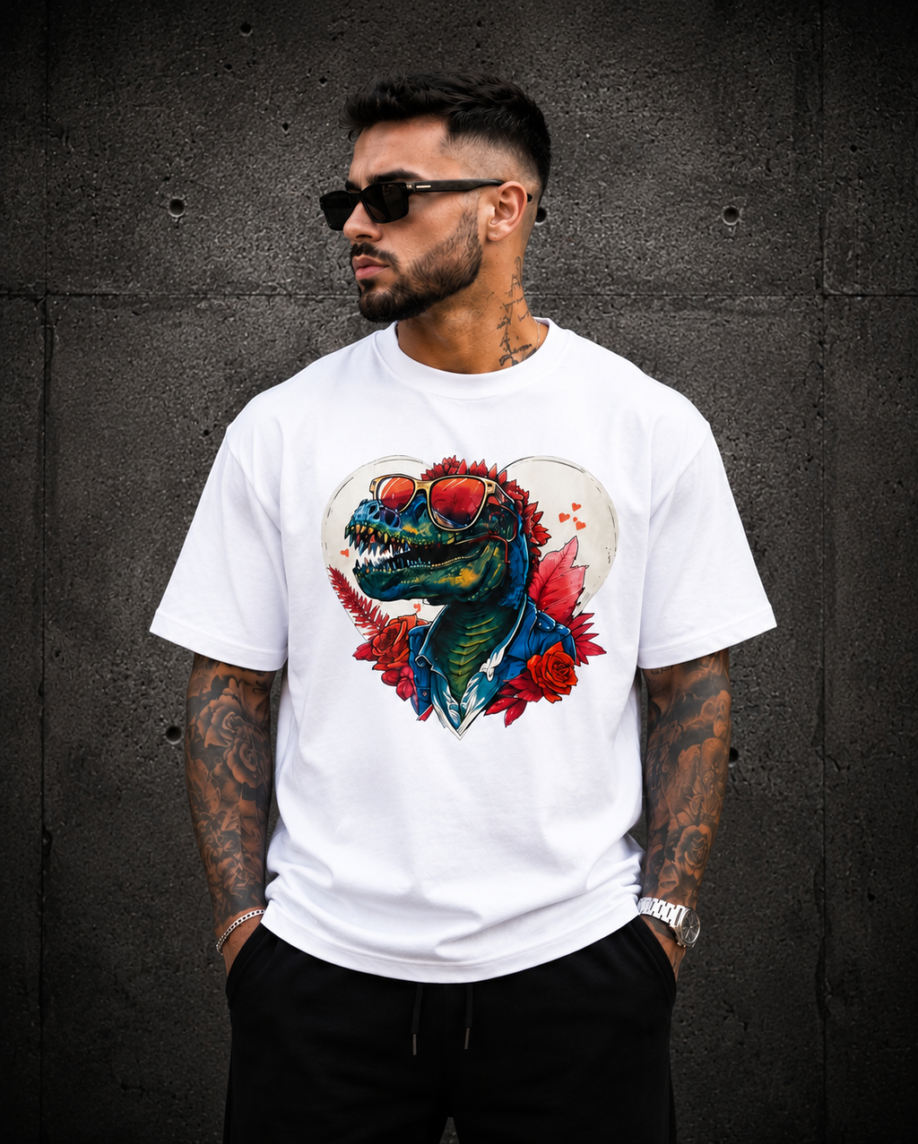 Dino Love T-Shirt Unisex