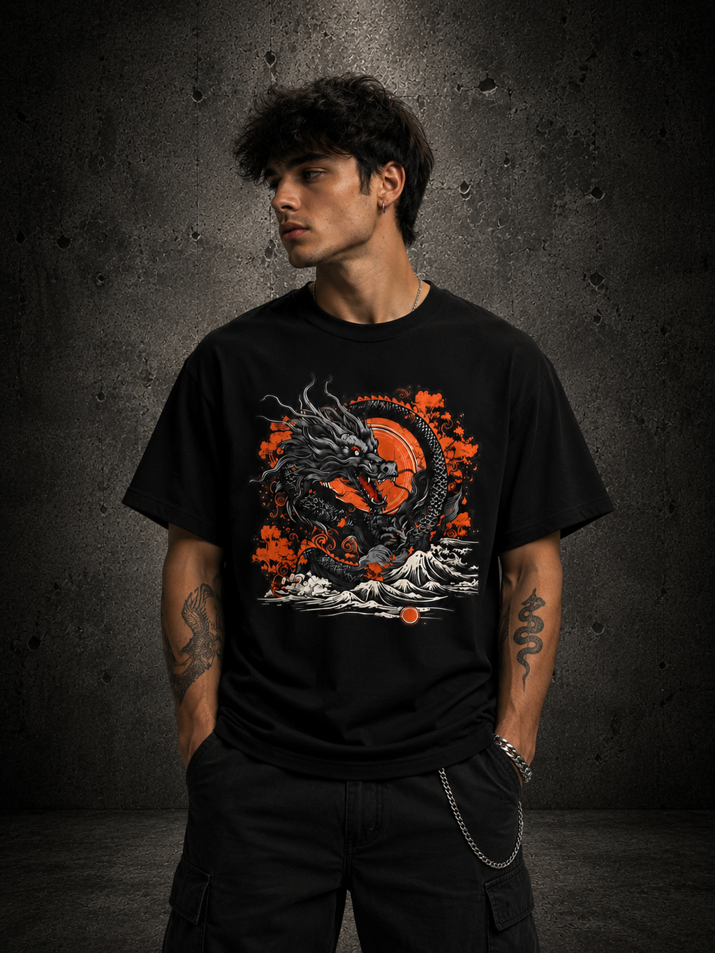 Japanese Dragon T-Shirt Unisex