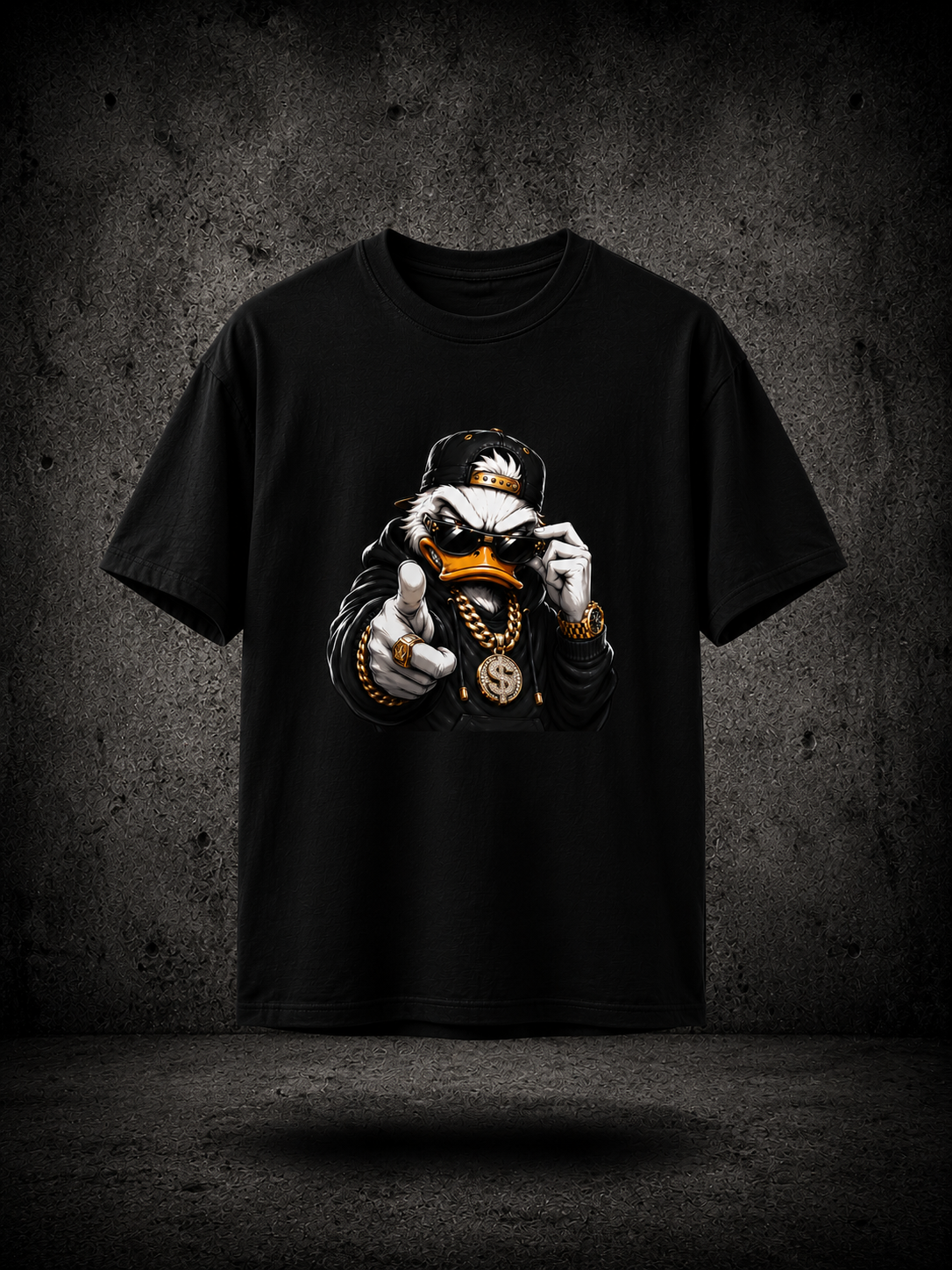 Gangster Duck T-Shirt — Unisex